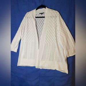 Cyrus Cream Open-Front Cardigan